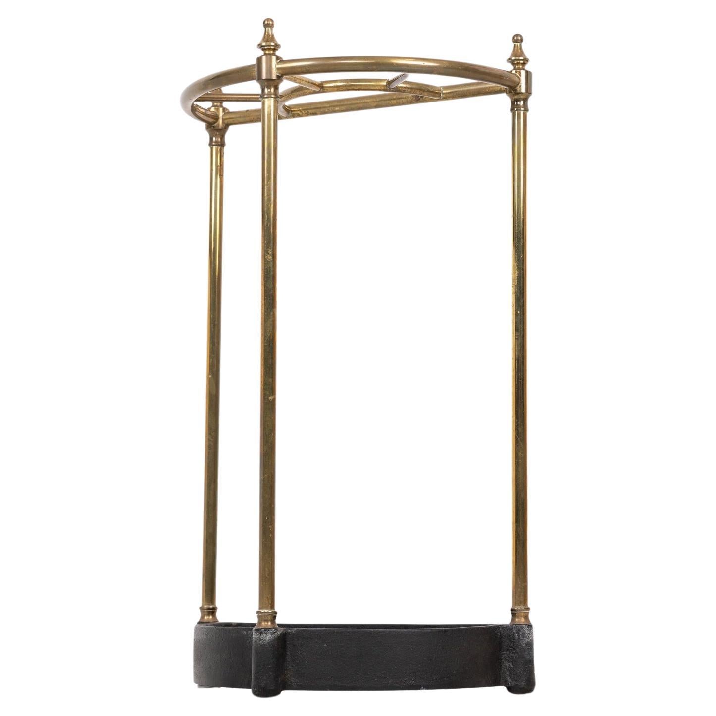 Early 20th Century Antique Gilt Brass Umbrella / Stick Stand. c.1910