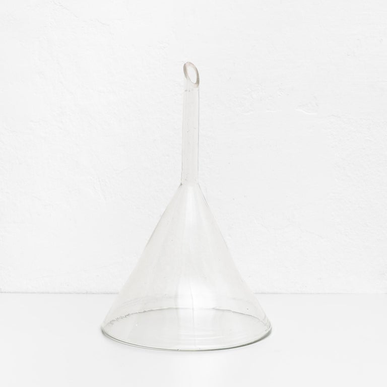 Early 20th Century Antique Glass Large Funnel For Sale at 1stDibs