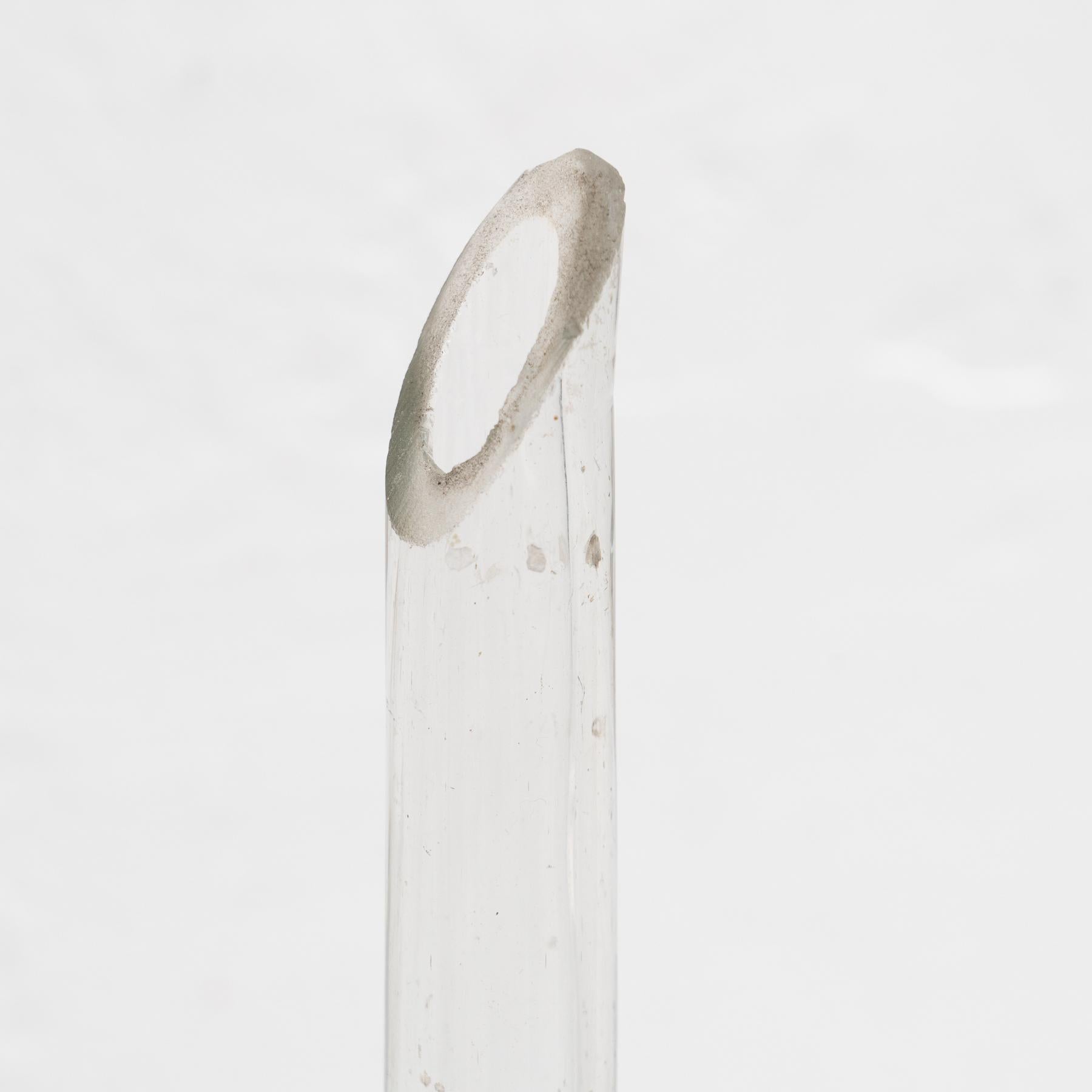 Embudo grande de cristal antiguo de principios del siglo XX en venta 3