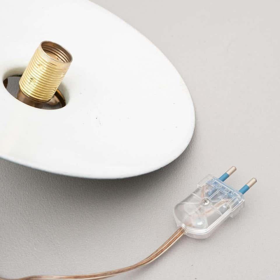 Lampada da soffitto in metallo laccato verde antico dei primi del Novecento - Francia in vendita 1