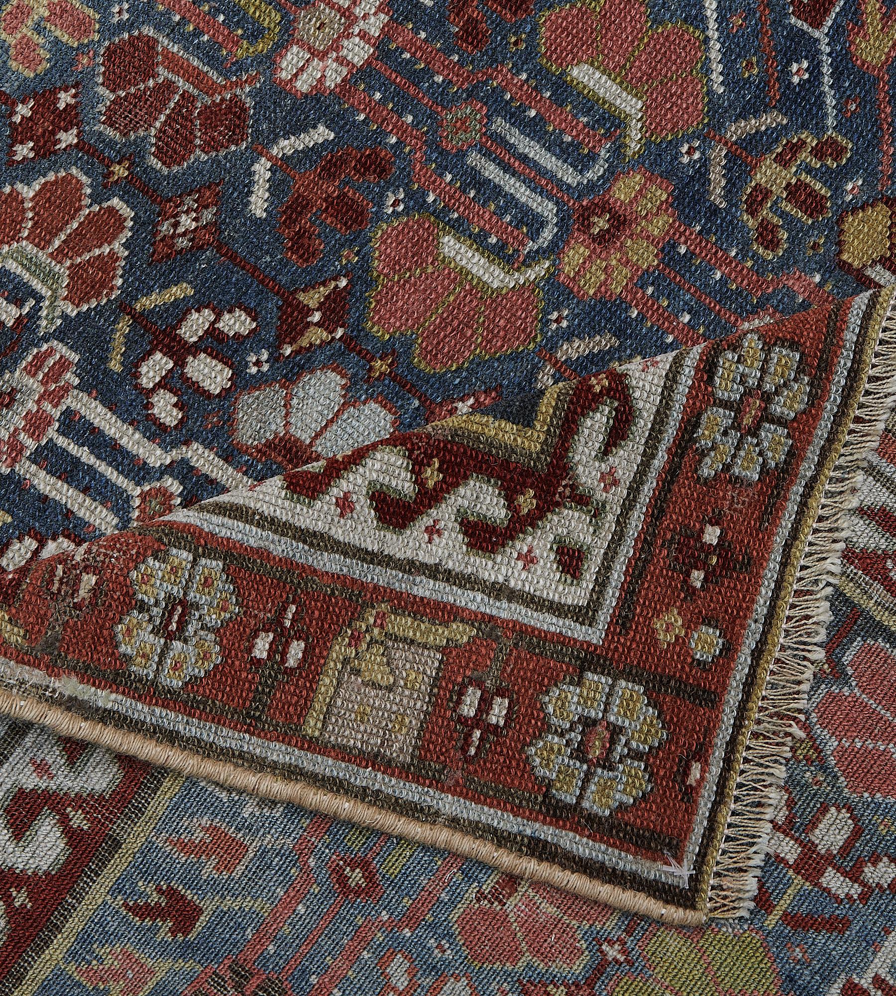 Early 20th Century Antique Hand-knotted Wool Persian Runner For Sale 5