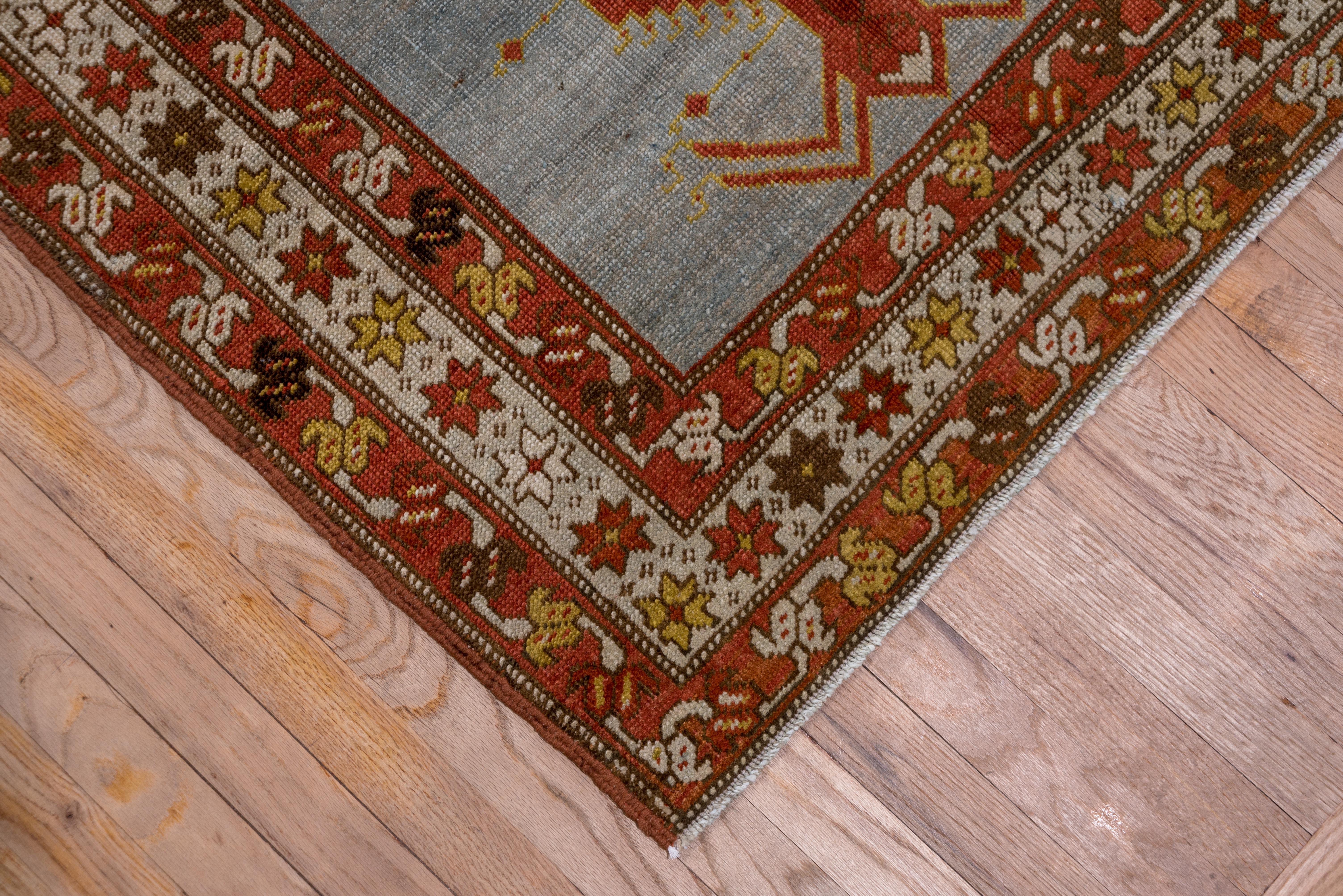 Heriz Serapi Early 20th Century Antique Heriz Runner, Long, circa 1910s For Sale