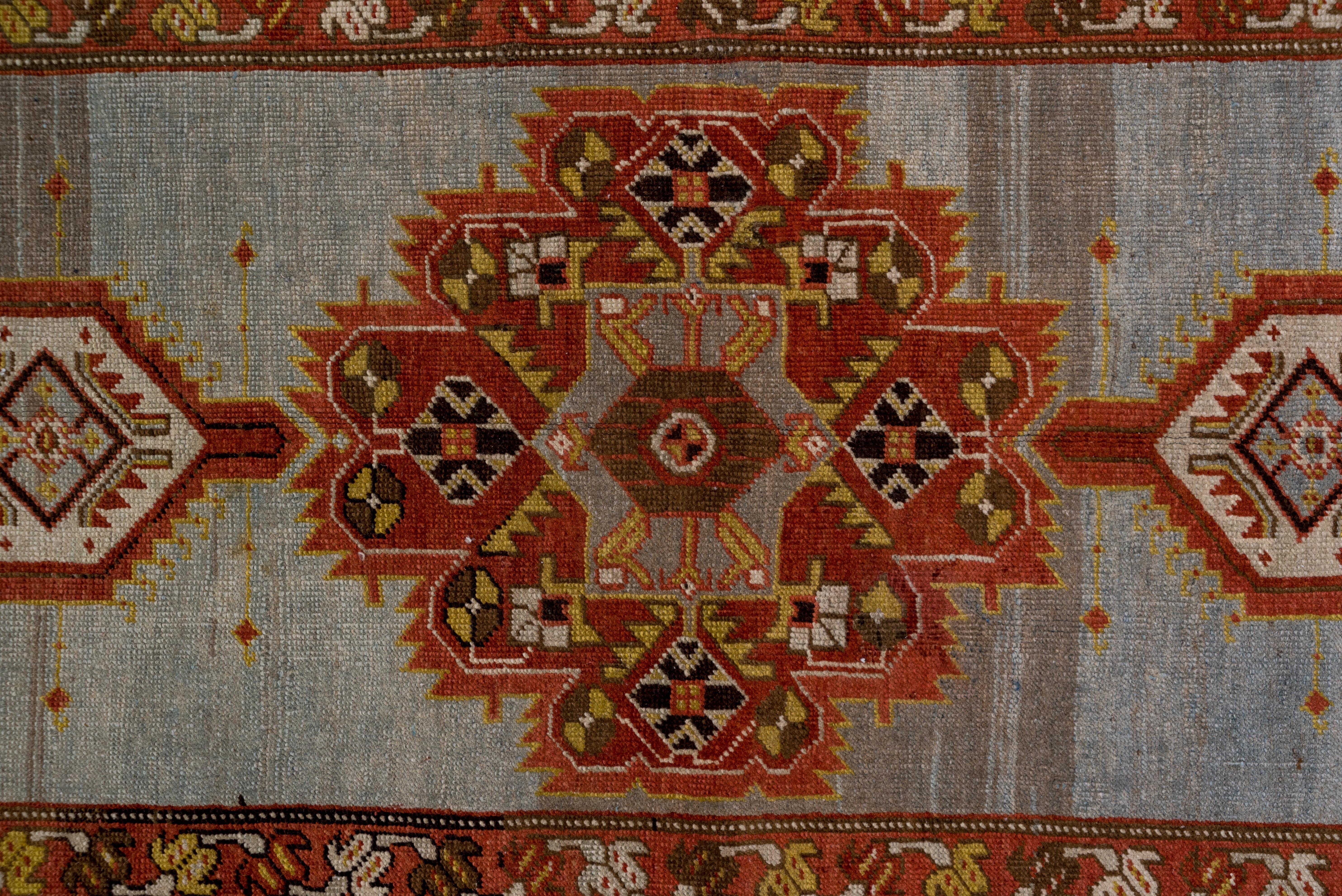 Early 20th Century Antique Heriz Runner, Long, circa 1910s In Good Condition For Sale In New York, NY