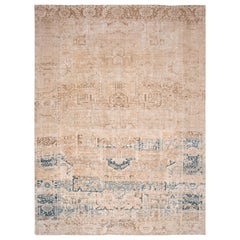 Early 20th Century Antique Heriz Wool Rug 