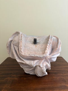 Buste de femme en marbre italien néoclassique sculpté du début du 20e siècle