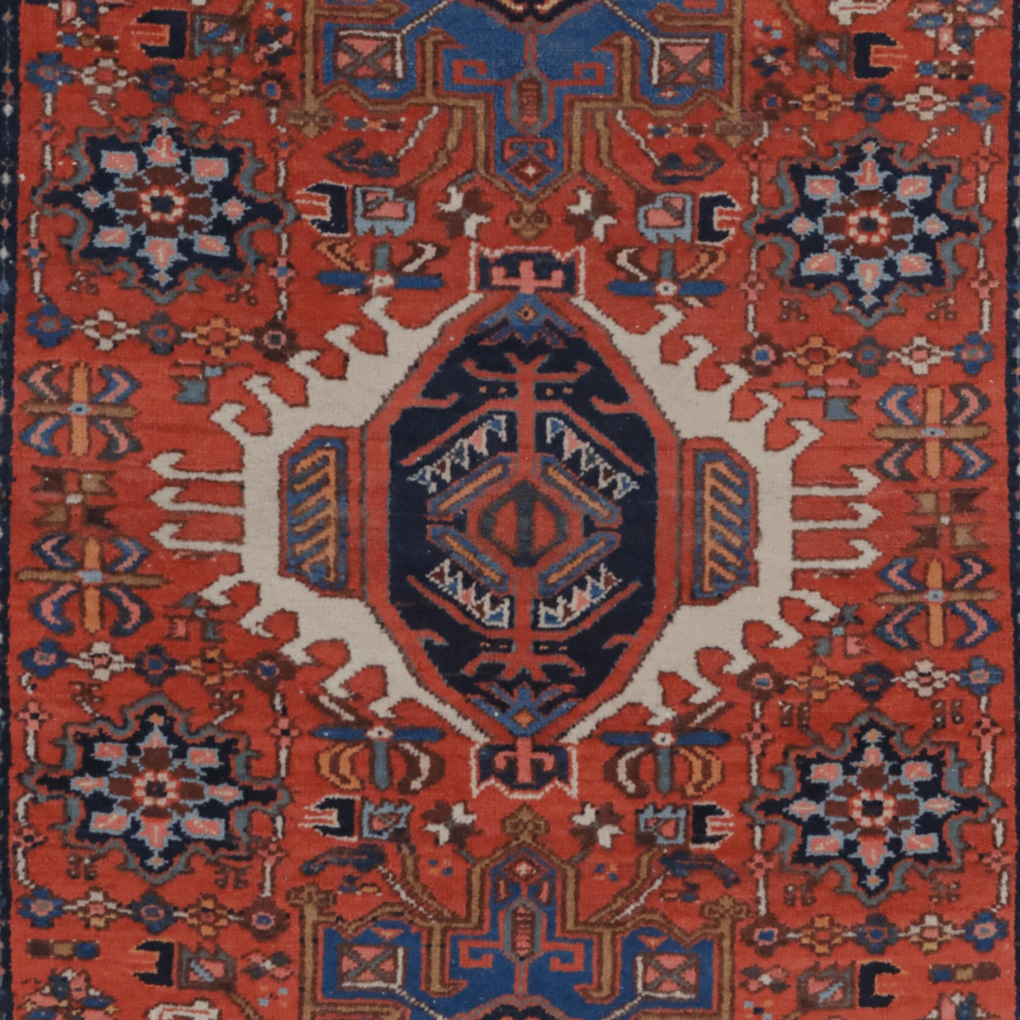 Alfombra antigua Karadja de principios del siglo XX Persa en venta
