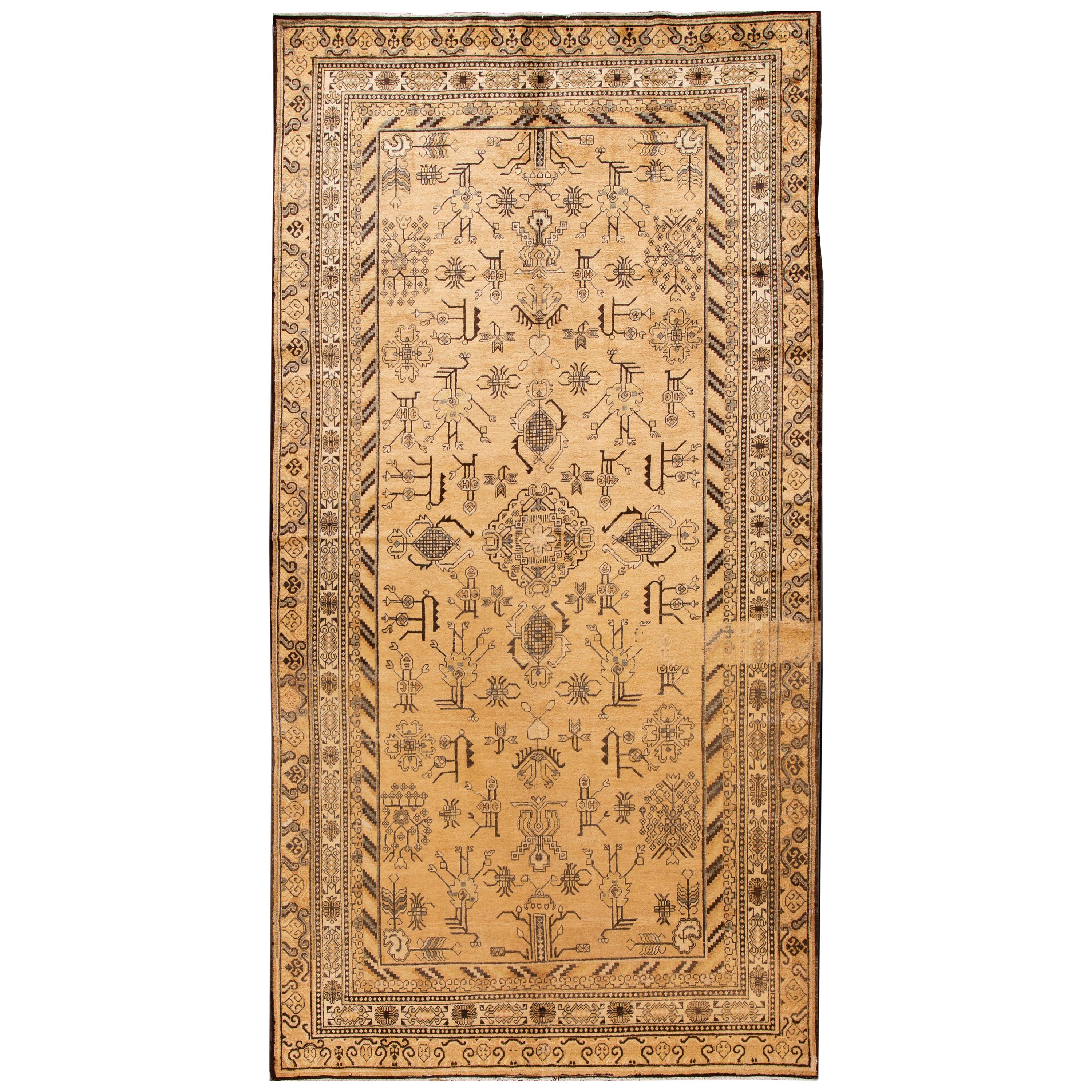 Early 20th Century Antique Khotan Rug