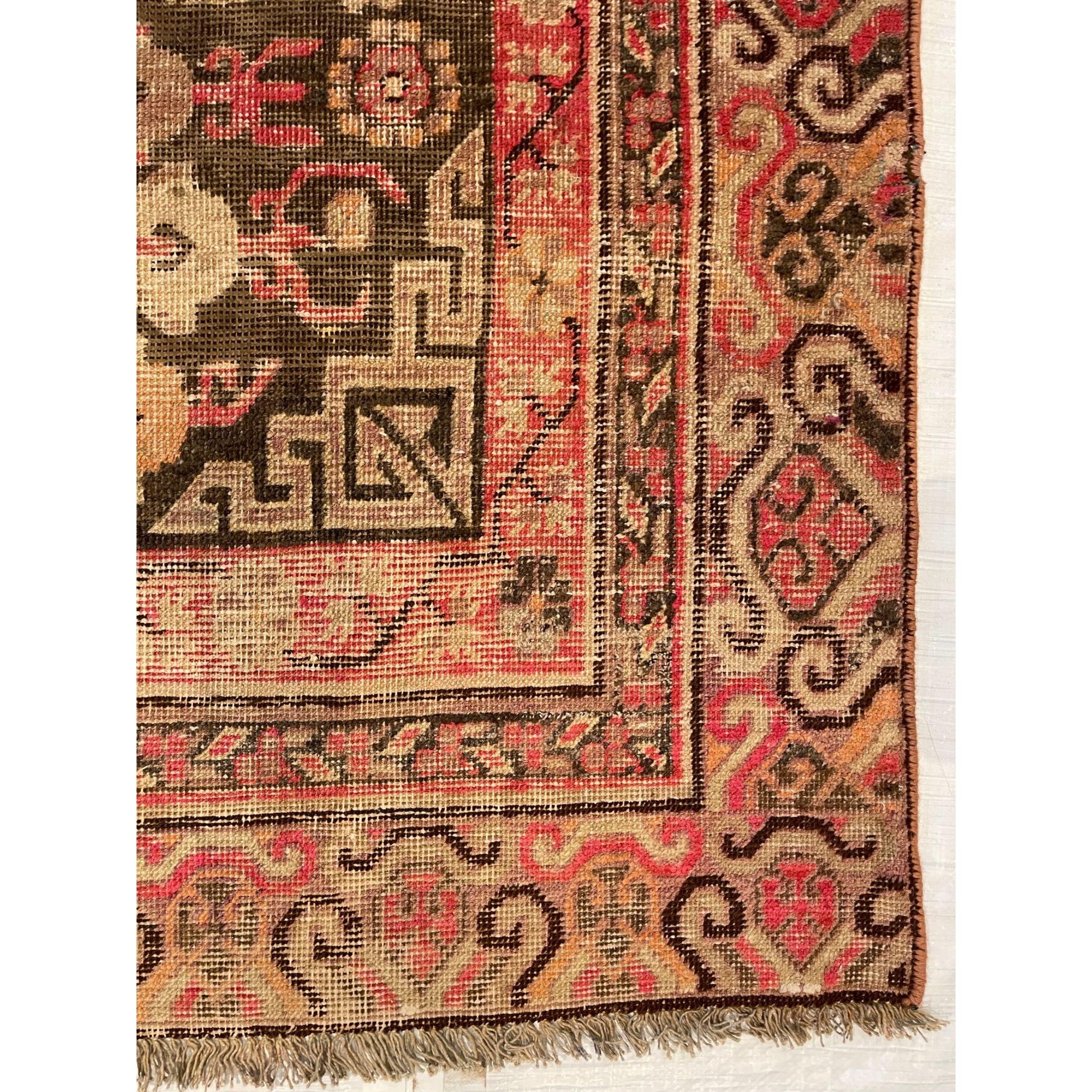 Other Early 20th Century Antique Khotan Samarkand Rug For Sale