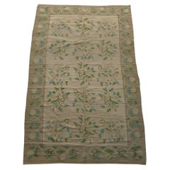 Anfang des 20. Jahrhunderts Antiker Kilim Floral Design Teppich