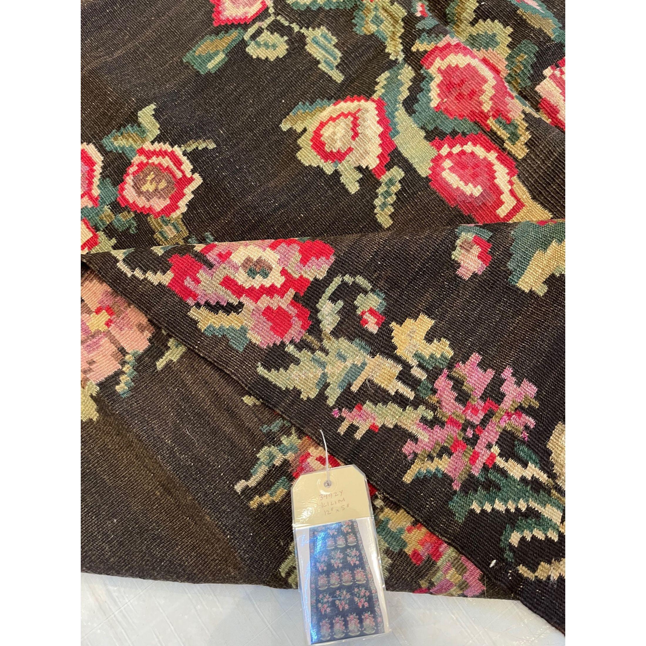 Asian Early 20th Century Antique Kilim Runner For Sale