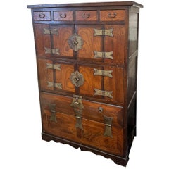 Early 20th Century Antique Korean Tansu Chest