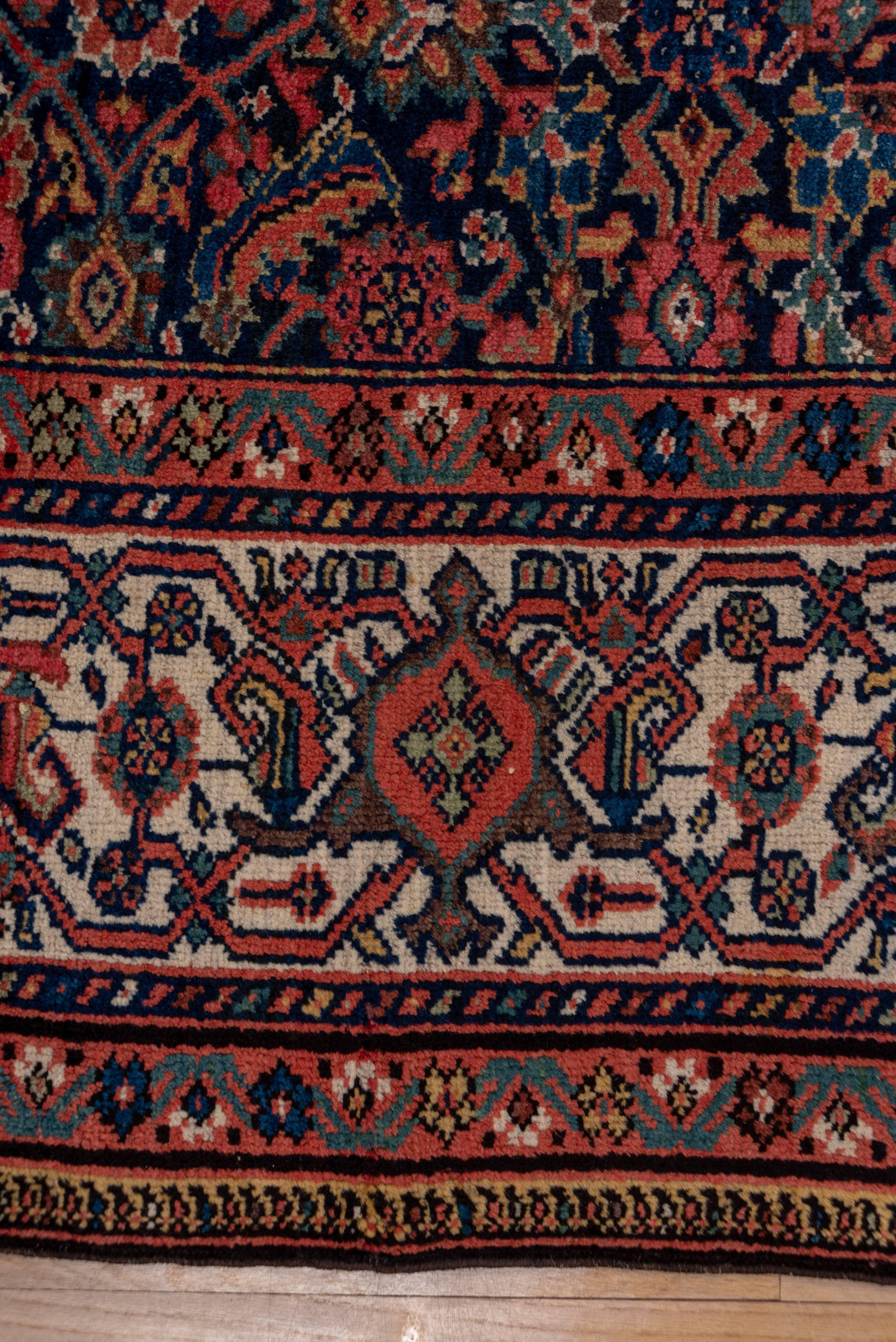20th Century Tribal Antique Persian Mahal Carpet, Circa 1910s For Sale