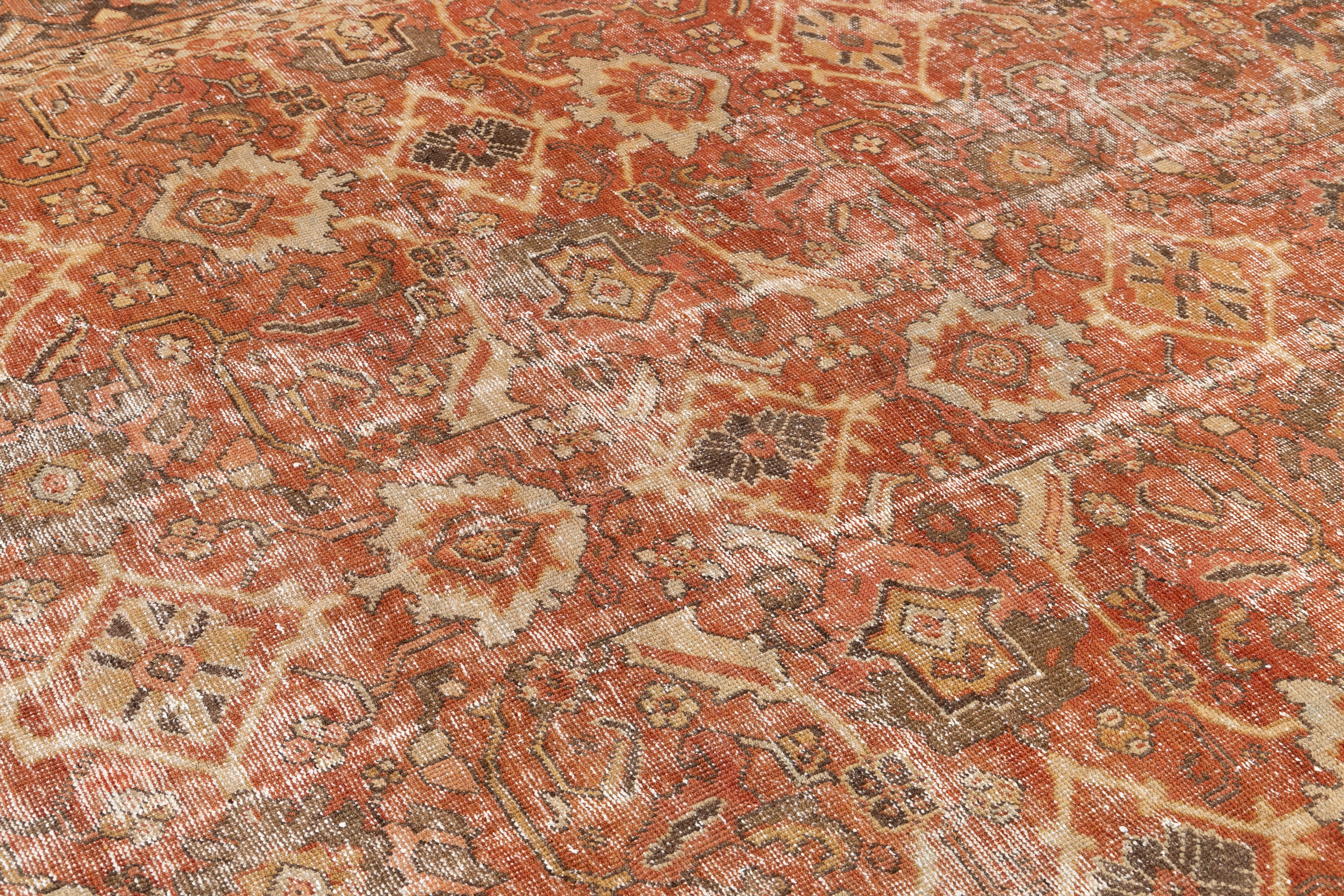 Tappeto antico Mahal oversize in lana dei primi del Novecento in vendita 4