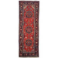 Early 20th Century Antique Mahal Rug