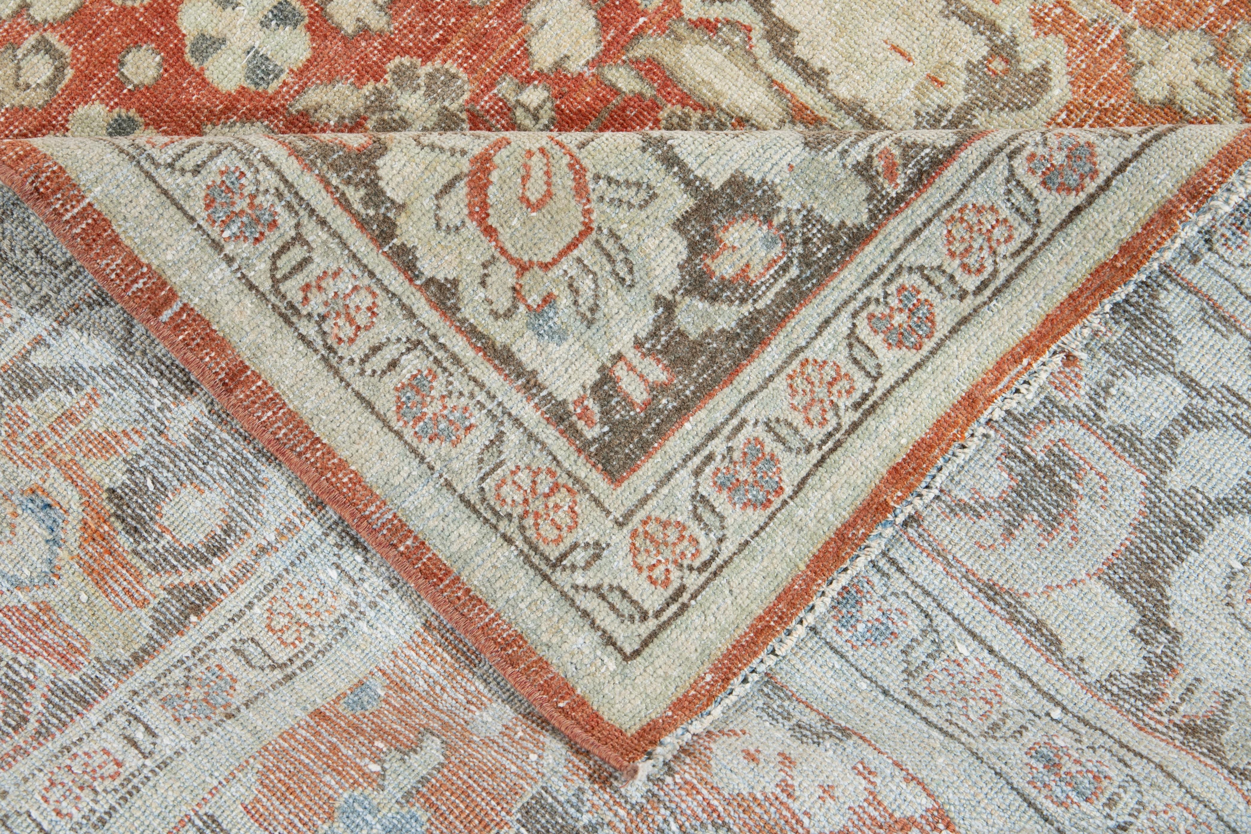 Perse Tapis de laine Mahal du début du 20e siècle, antique en vente