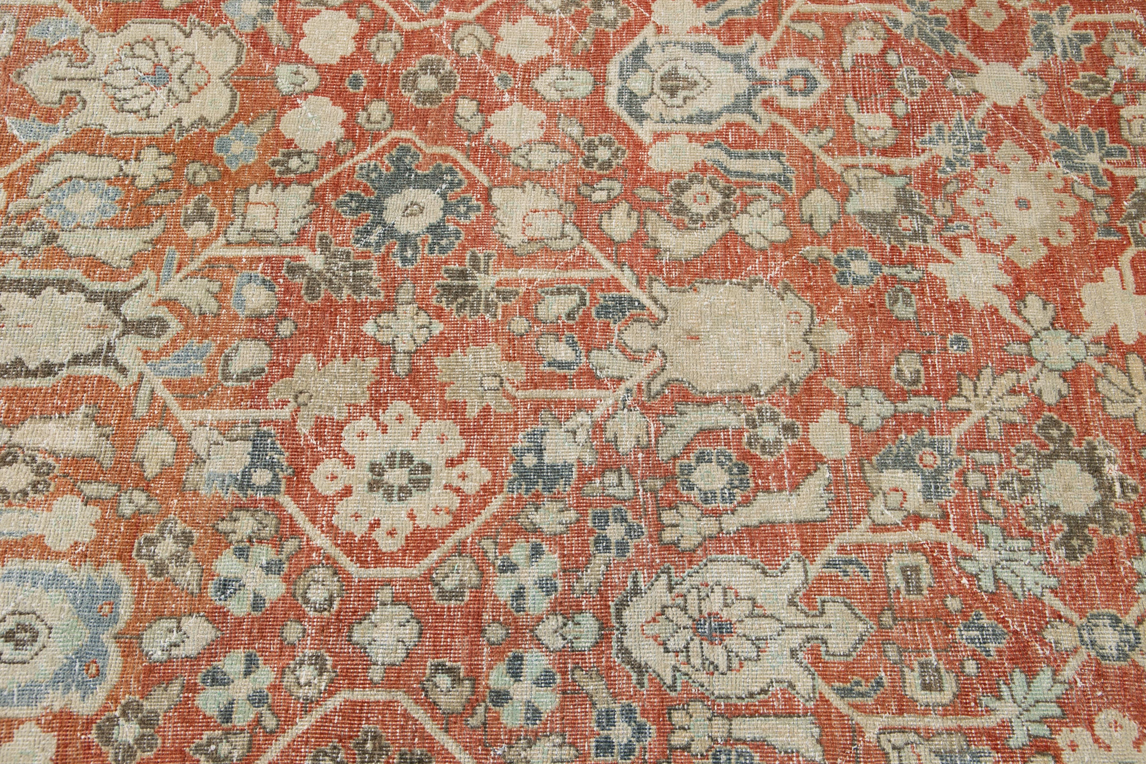 Tapis de laine Mahal du début du 20e siècle, antique en vente 2