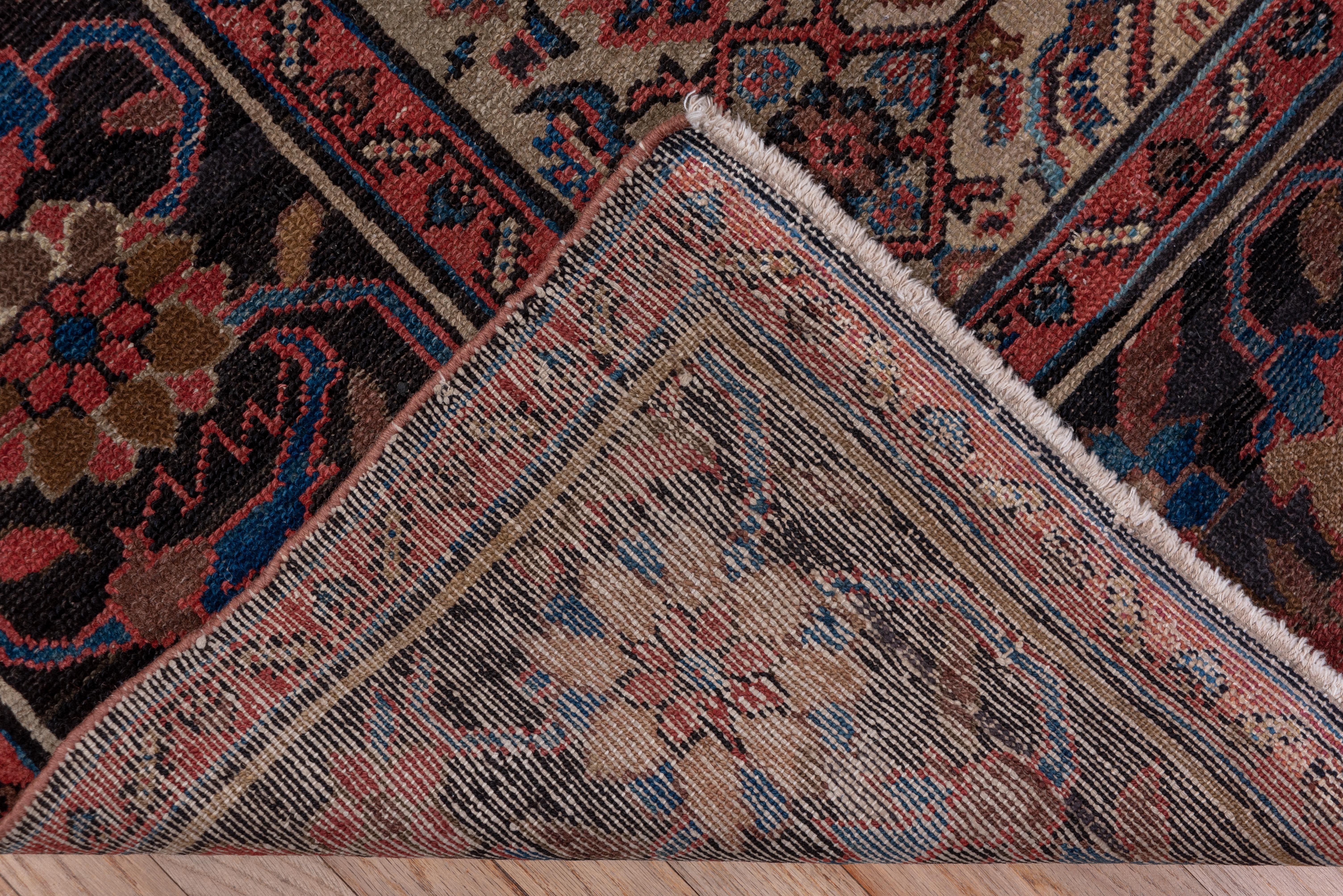 Hand-Knotted Early 20th Century Antique Malayer Carpet For Sale