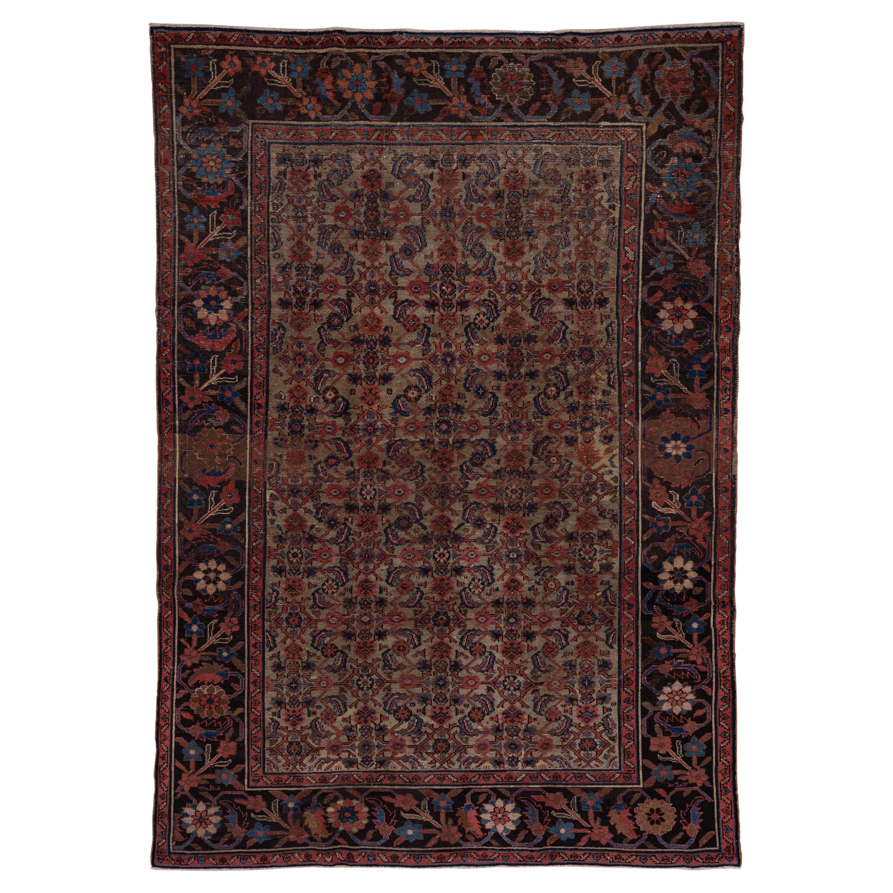 Early 20th Century Antique Malayer Carpet