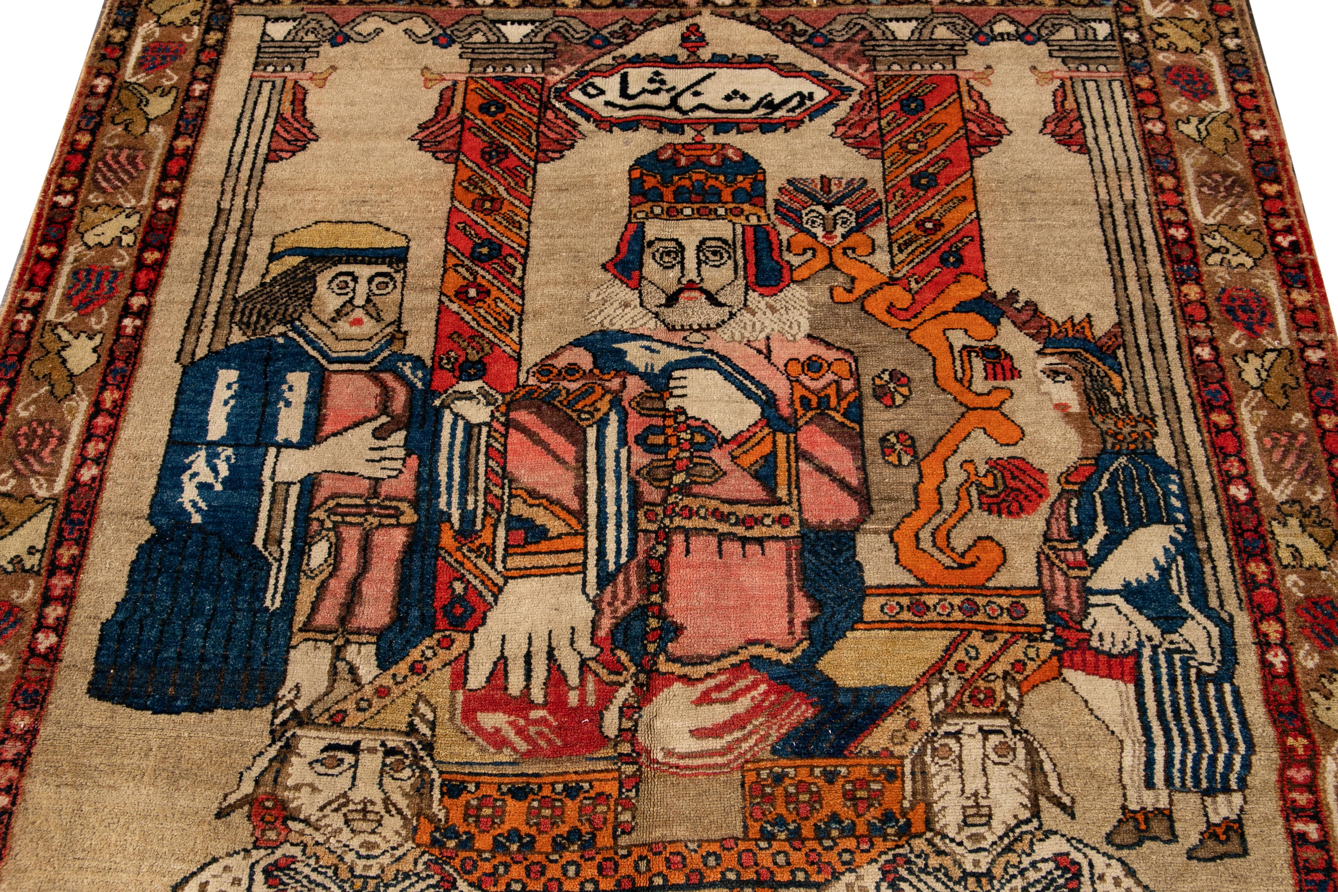 Antiker Malayer-Teppich aus dem frühen 20 im Angebot 6
