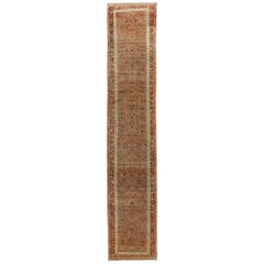 Early 20th Century Antique Malayer Wool Runner Rug