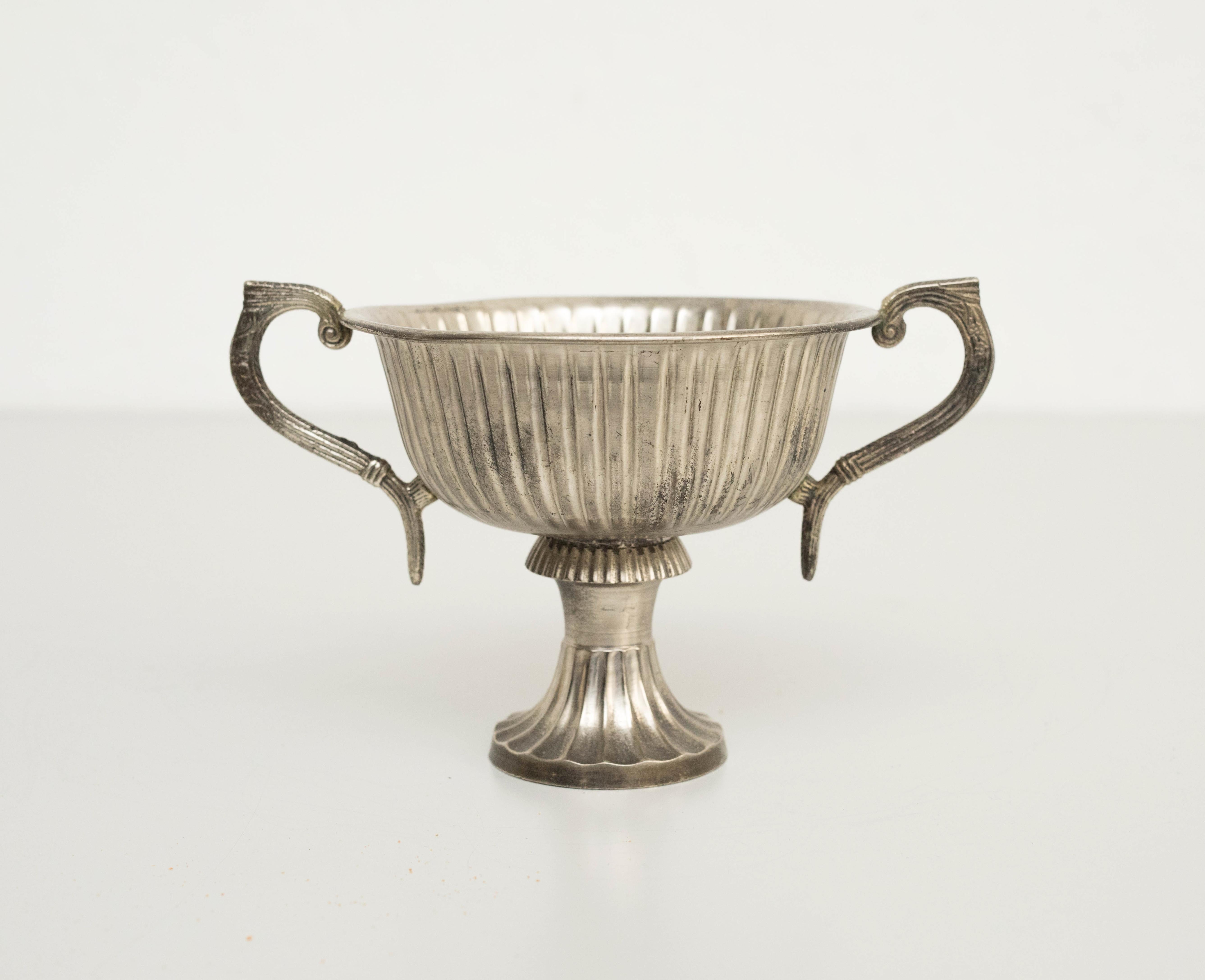Spanish Early 20th Century Antique Metal Chalice