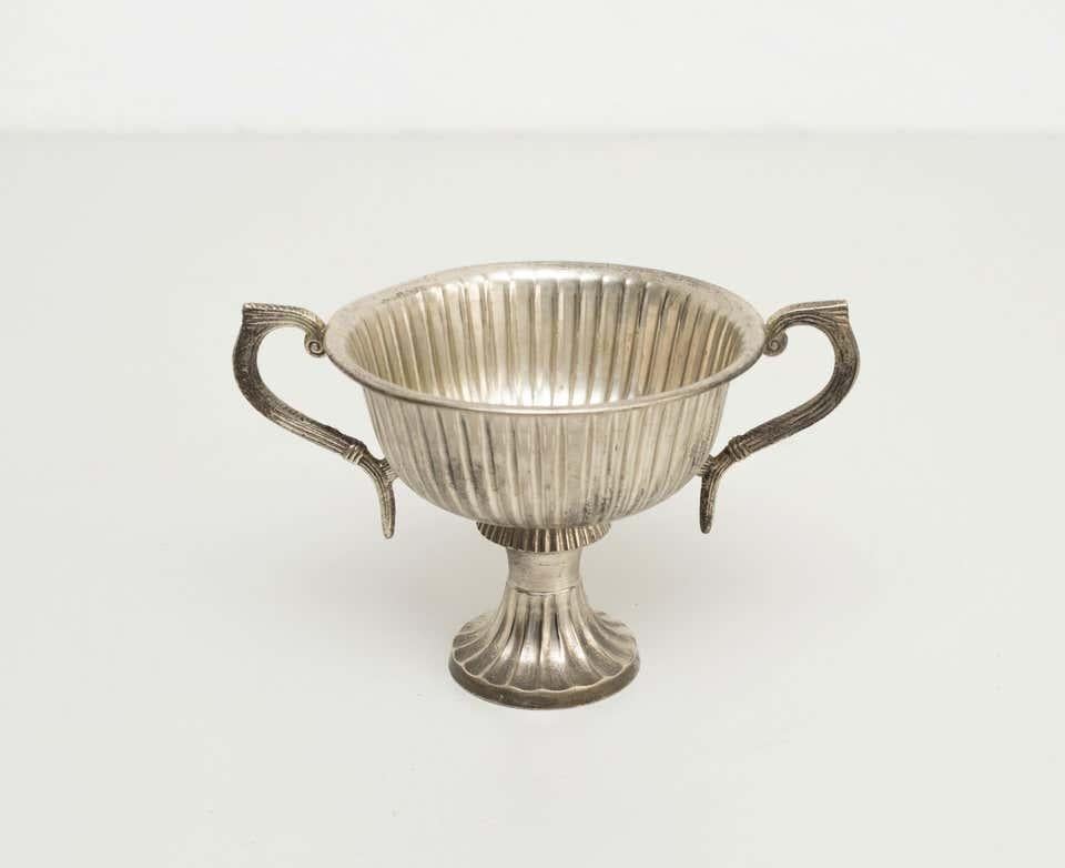 Early 20th Century Antique Metal Chalice For Sale 1