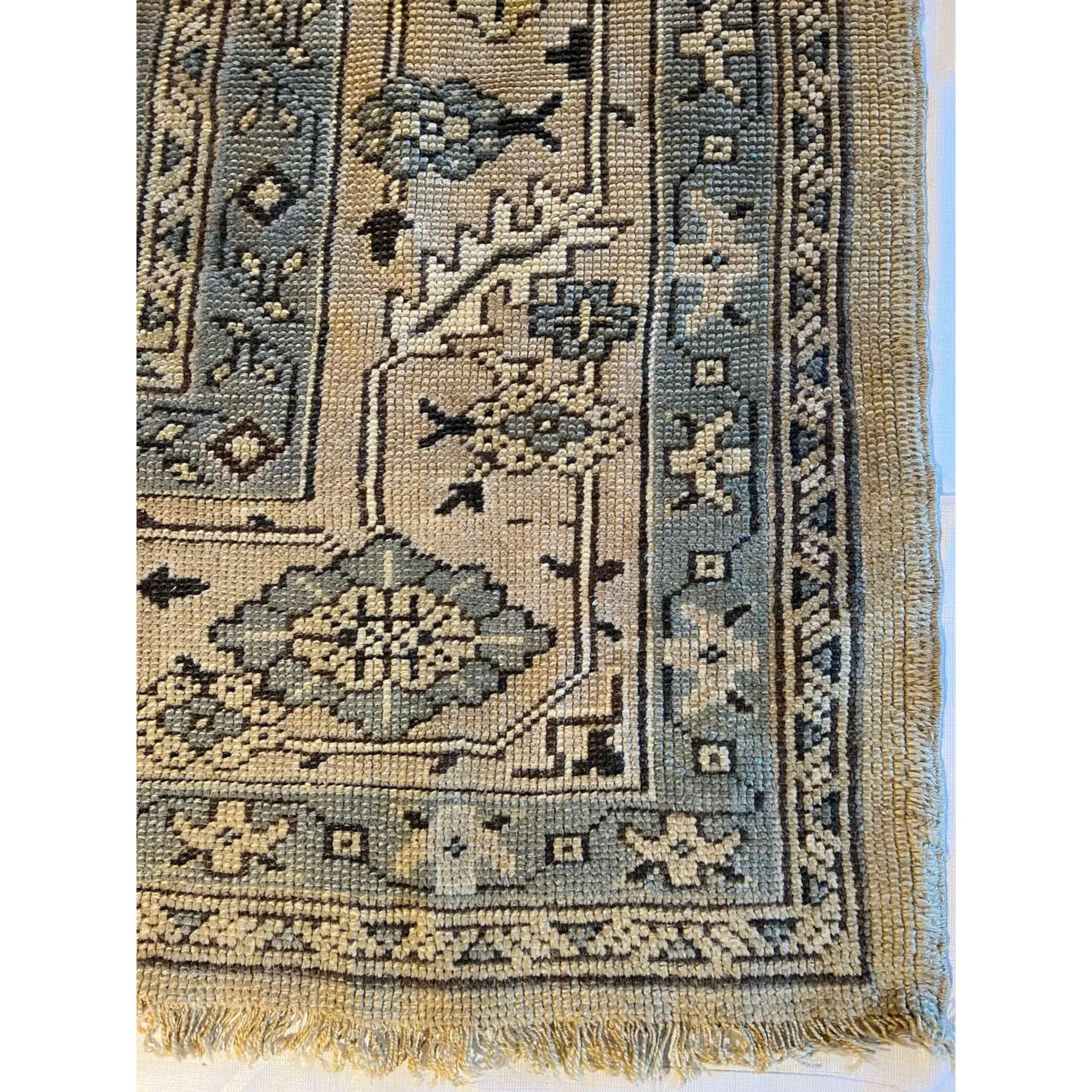 Antiker Oushak-Teppich des frühen 20. Jahrhunderts 15' X 12' (Türkisch) im Angebot