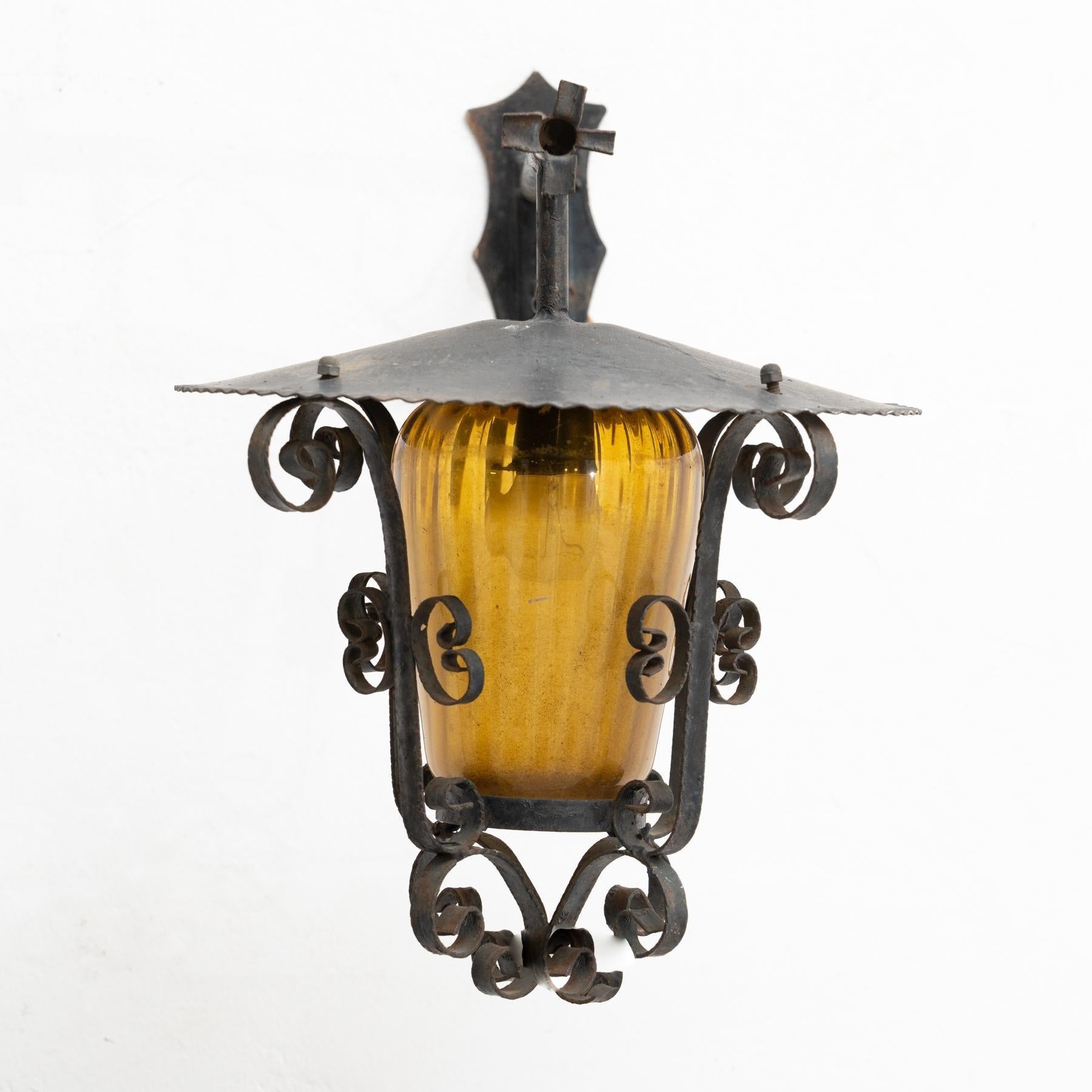 Early 20th Century Antique Outdoors Wall Lamp 2