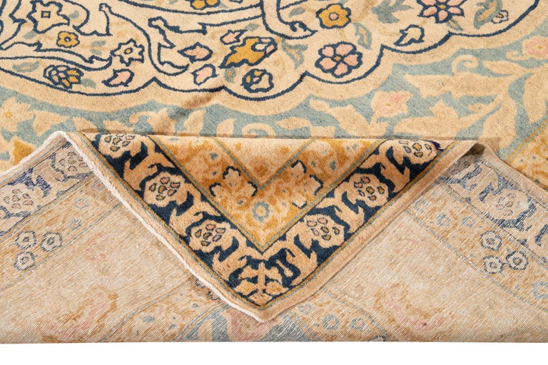 Early 20th Century Antique Oversize Tabriz Wool Rug For Sale at 1stDibs