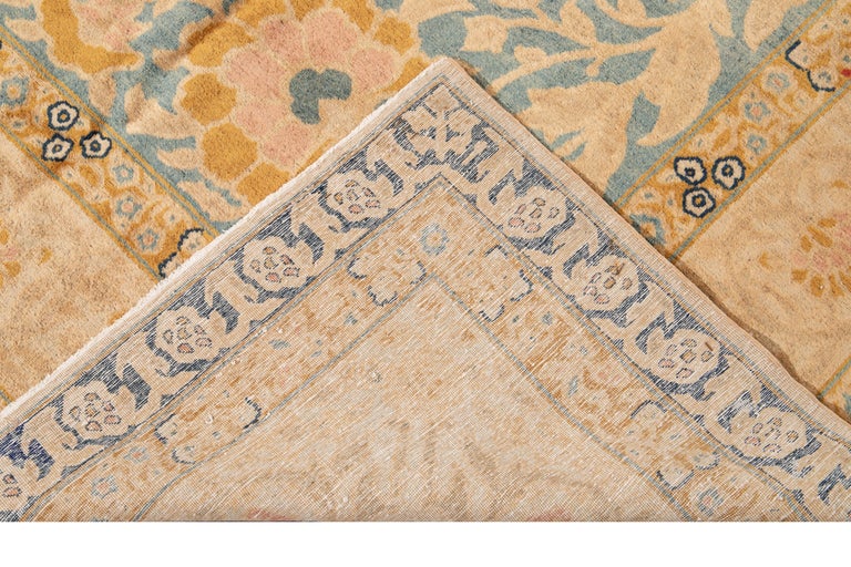 Early 20th Century Antique Oversize Tabriz Wool Rug For Sale at 1stDibs