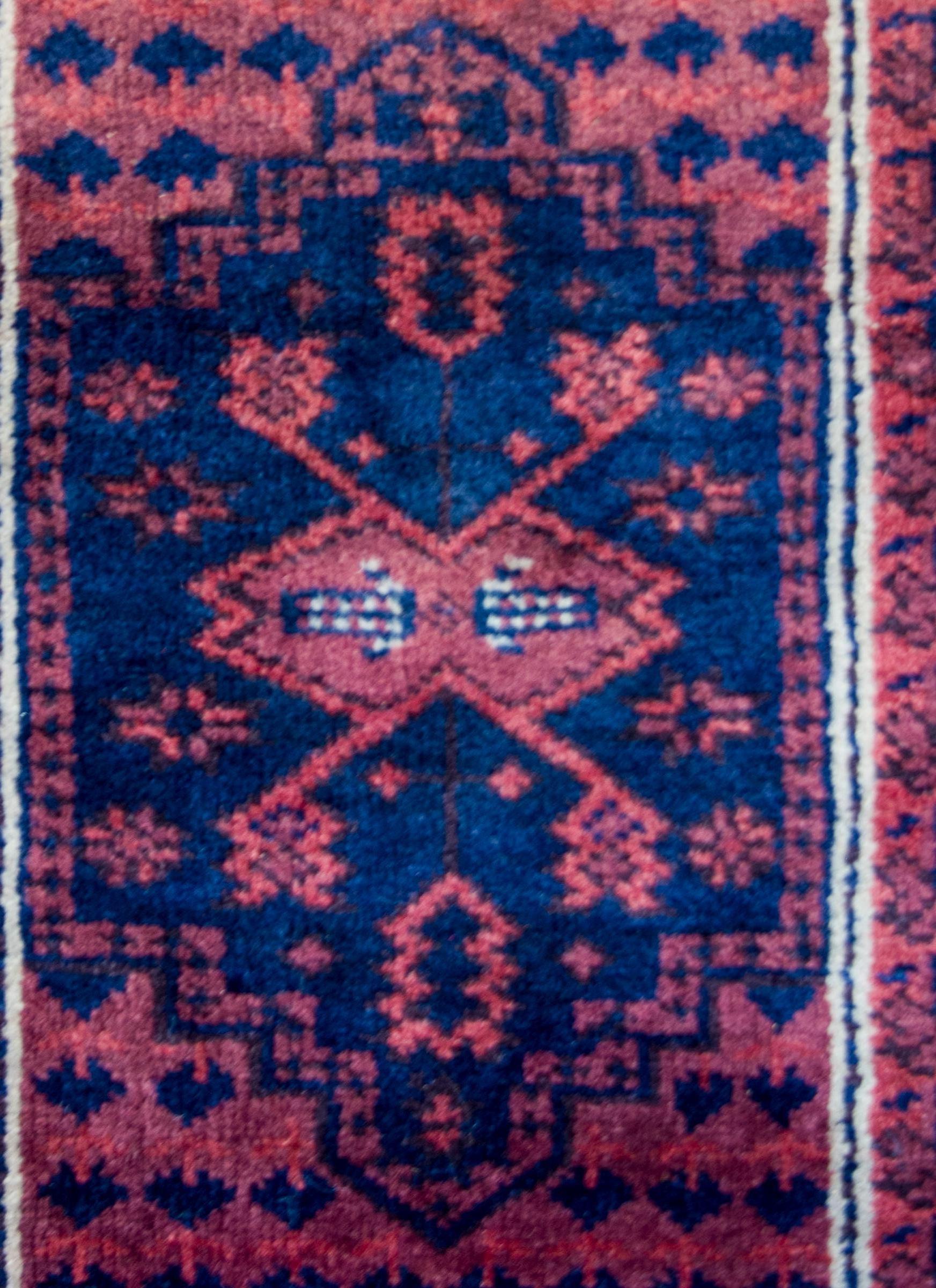 Tribal Early 20th Century Antique Persian Baluch Rug