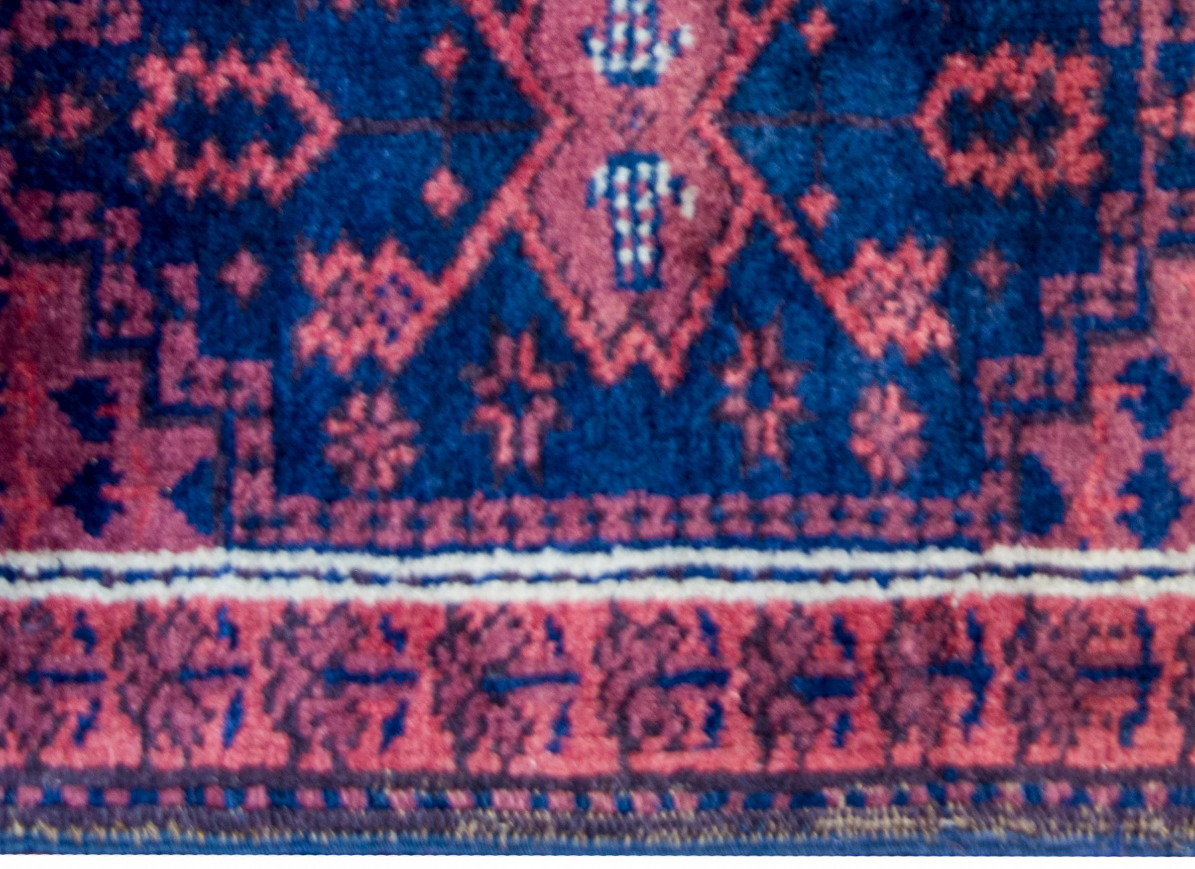 Vegetable Dyed Early 20th Century Antique Persian Baluch Rug