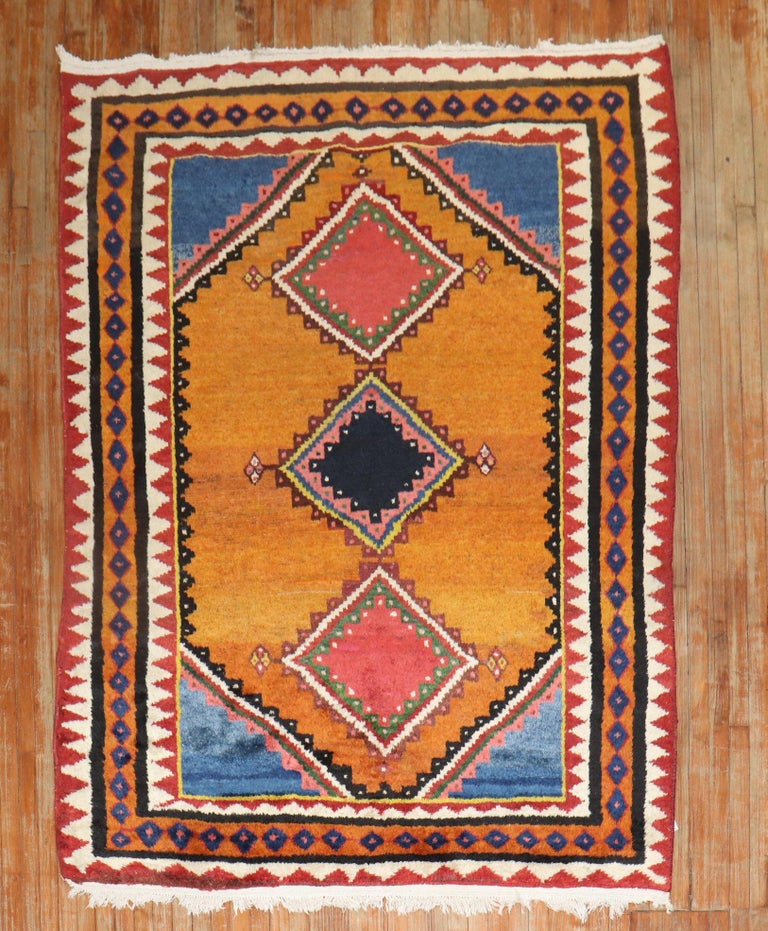 Early 20th Century Antique Persian Gabbeh Large Intermediate Rug For ...