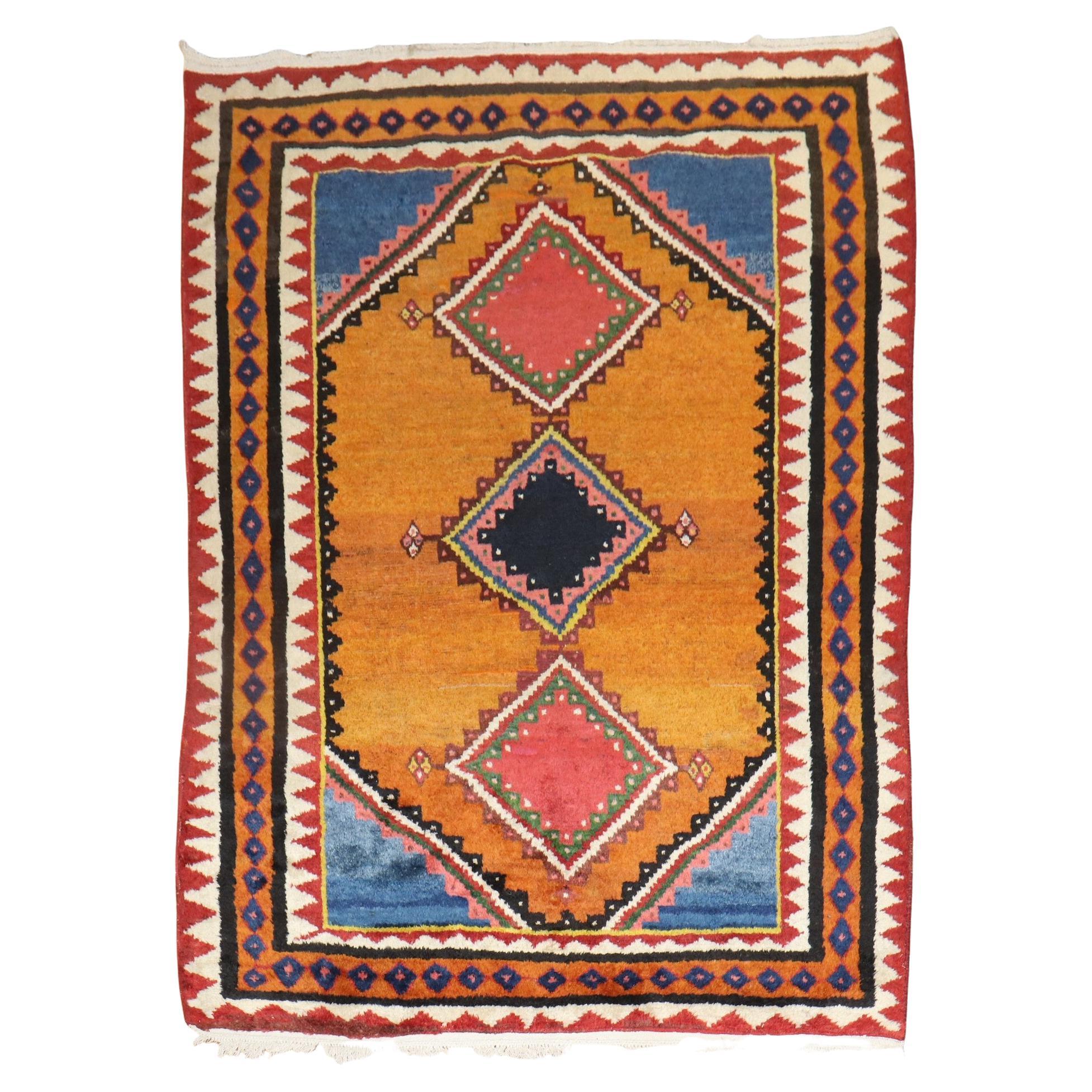 Early 20th Century Antique Persian Gabbeh Large Intermediate Rug