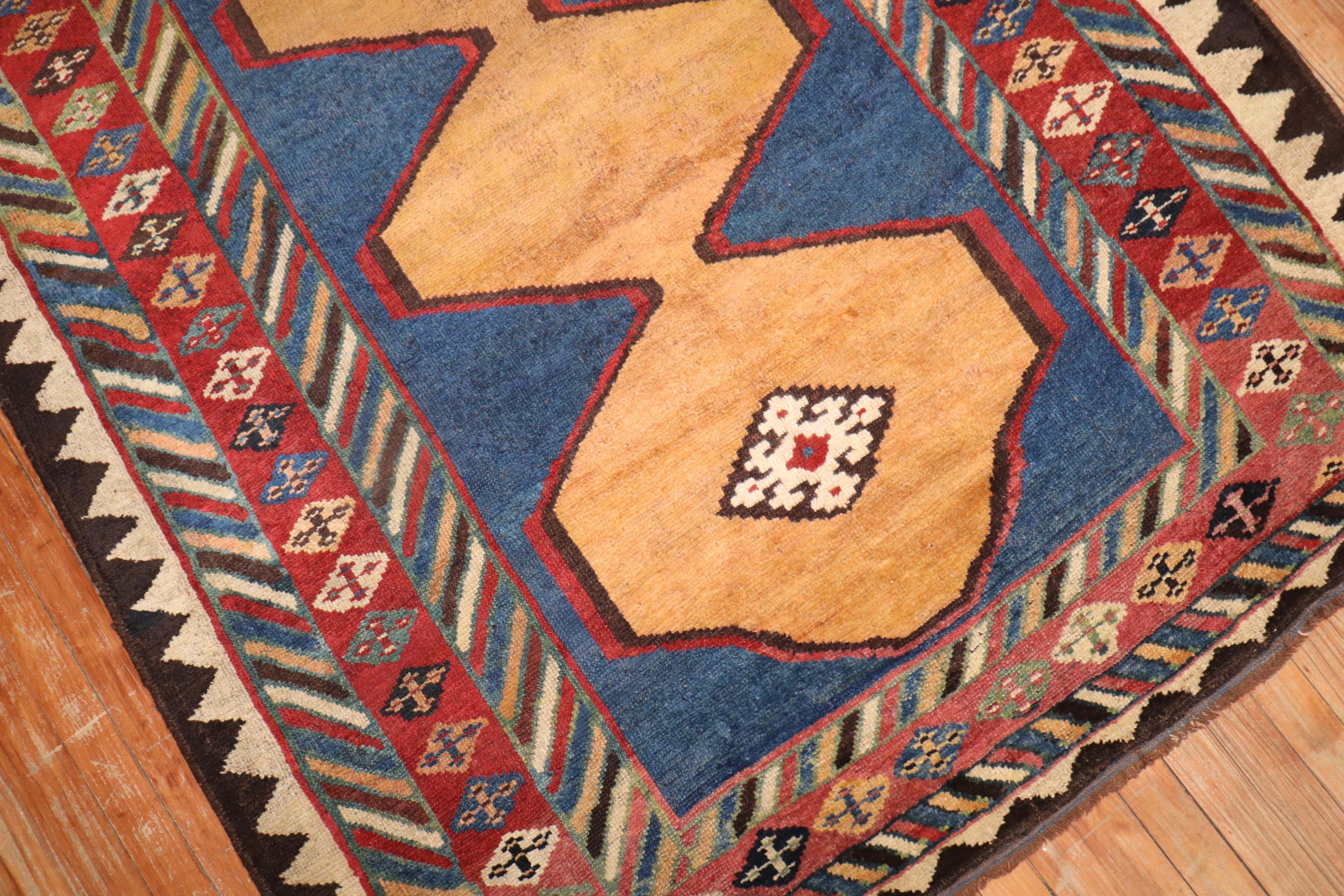 Tribal Early 20th Century Antique Persian Gabbeh Rug