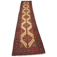 Early 20th Century Antique Persian Hamadan Runner Rug