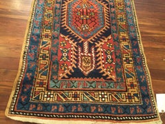 Early 20th Century Antique Persian Karaja Runner Rug