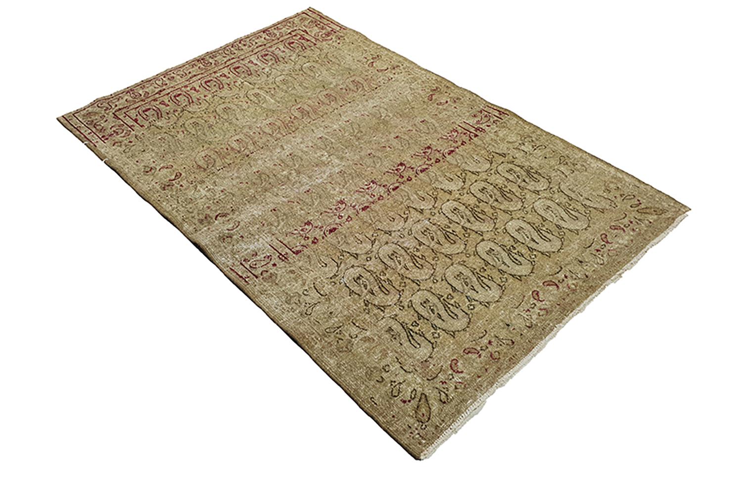 Alfombra antigua persa Kerman Sampler de principios del siglo XX Lana en venta