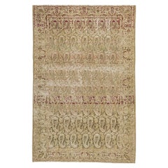 Tapis Sampler persan ancien du début du 20e siècle de Kerman