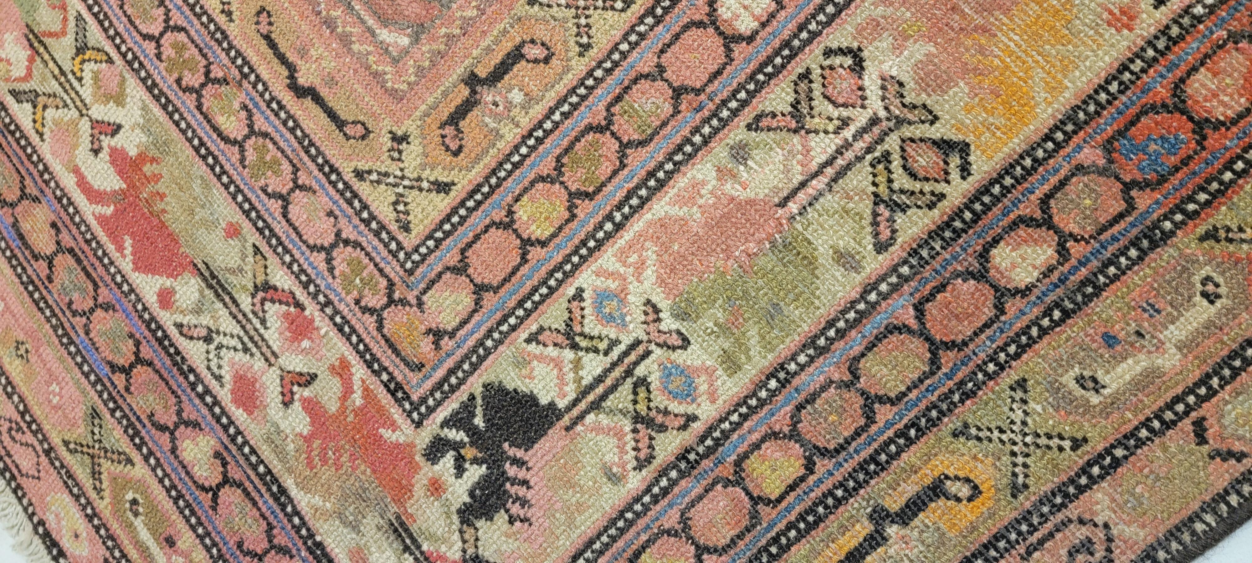 Early 20th Century Antique Persian/Kurdish Malayer Rug For Sale 2
