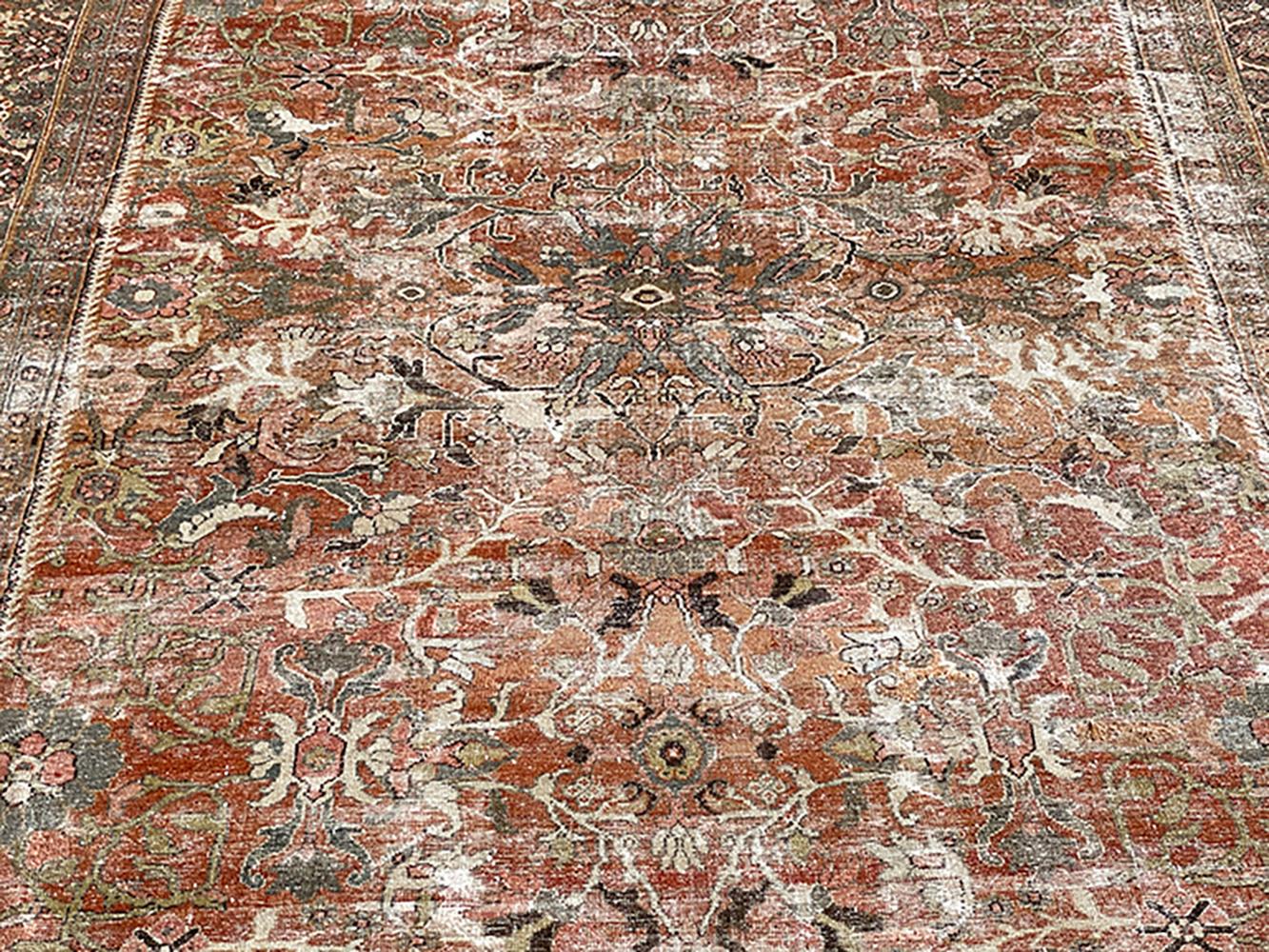 Sultanabad Tappeto antico persiano Mahal dei primi del Novecento in vendita
