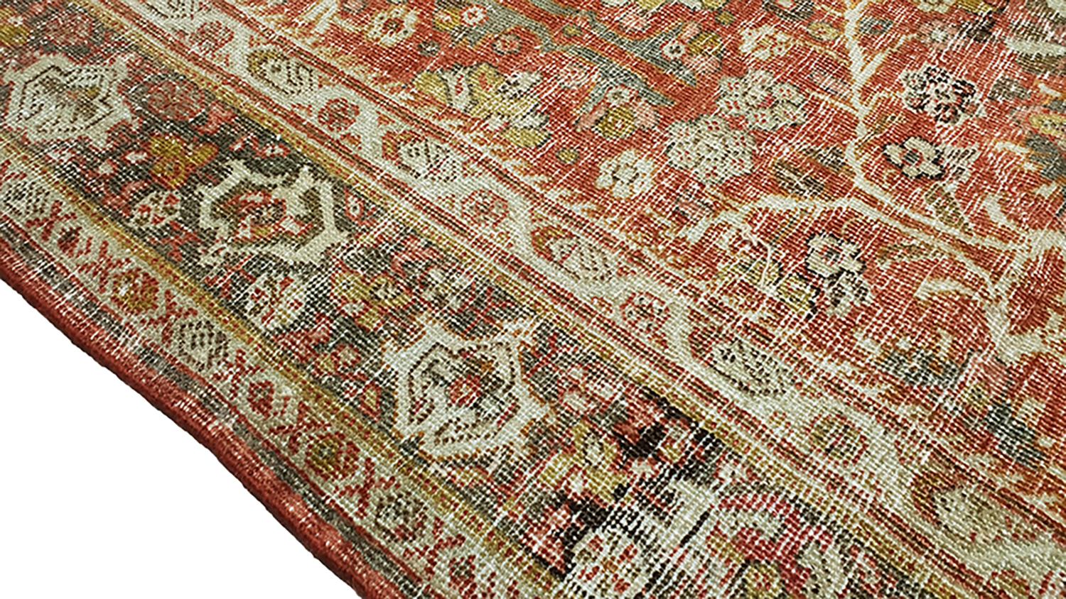 Sultanabad Tappeto antico persiano Mahal dei primi del Novecento in vendita