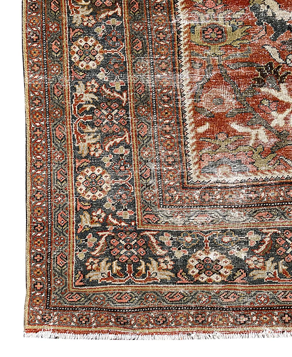 Persiano Tappeto antico persiano Mahal dei primi del Novecento in vendita
