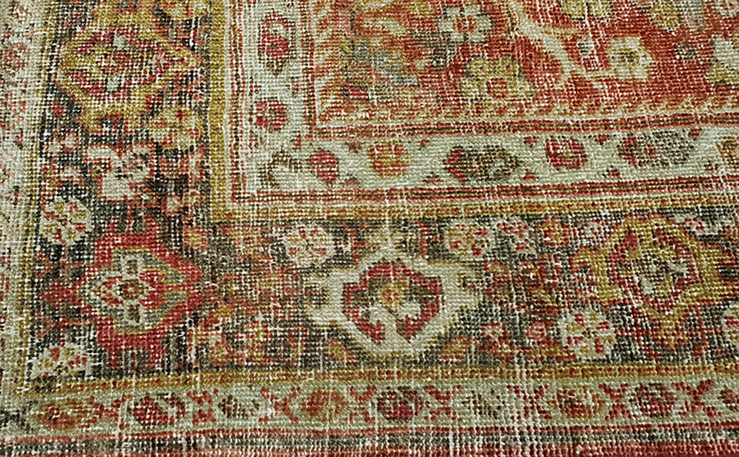 Persiano Tappeto antico persiano Mahal dei primi del Novecento in vendita