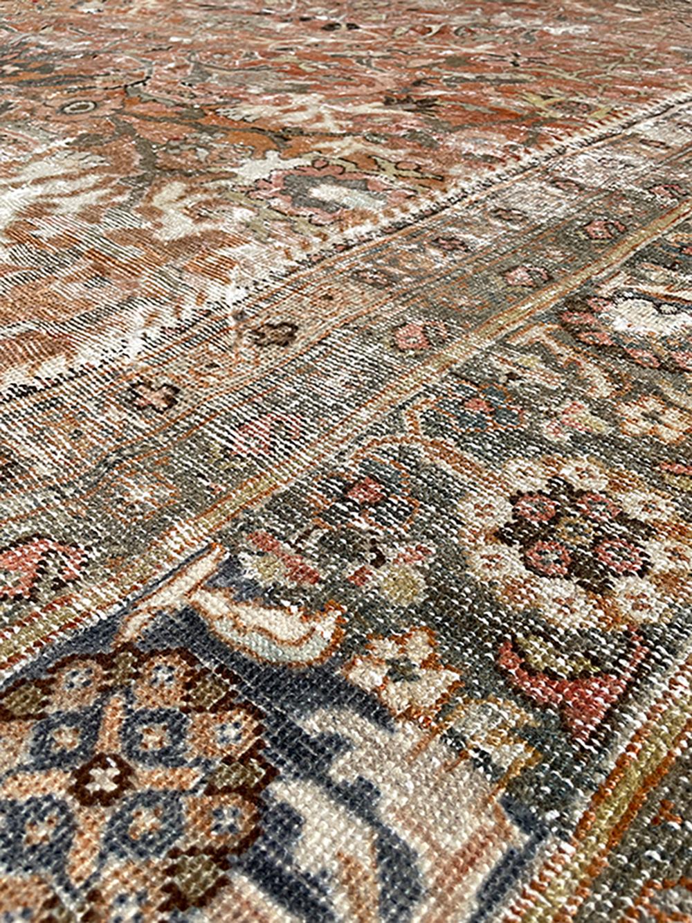 XX secolo Tappeto antico persiano Mahal dei primi del Novecento in vendita