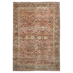Tapis persan Mahal ancien du début du 20e siècle