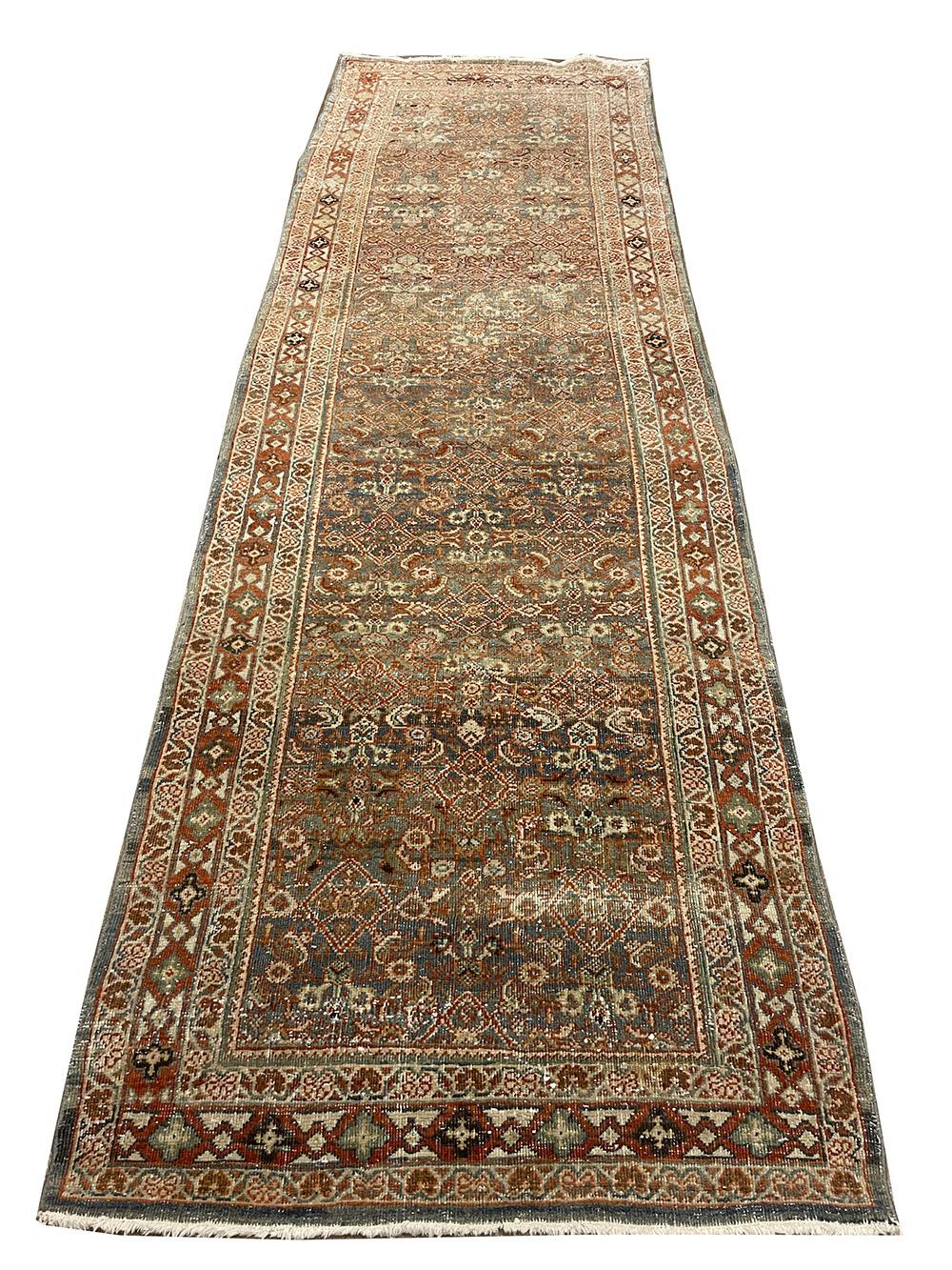 XX secolo Runner antico persiano Mahal dei primi del Novecento in vendita