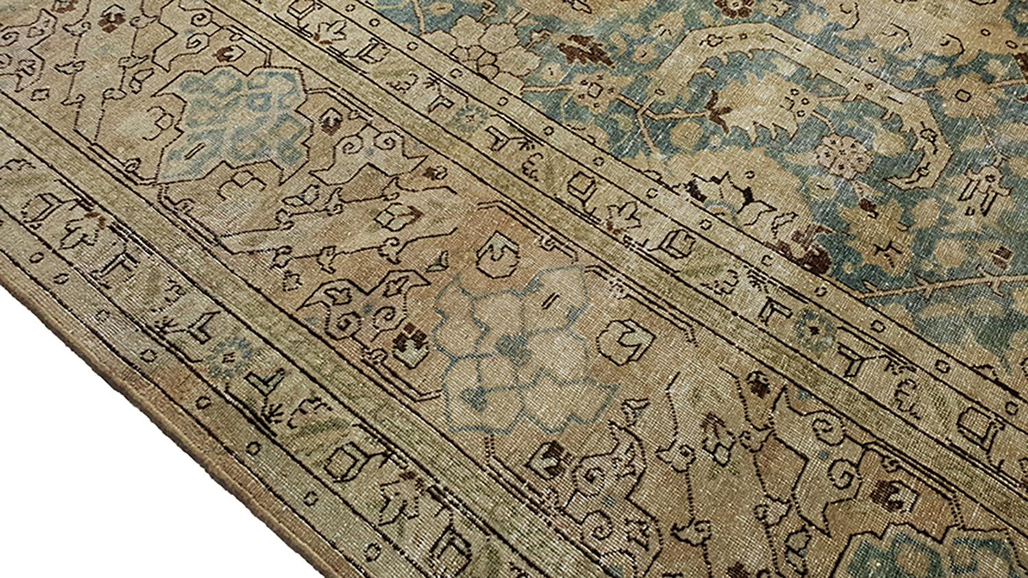 Persiano Tappeto Tabriz persiano antico dei primi del Novecento in vendita