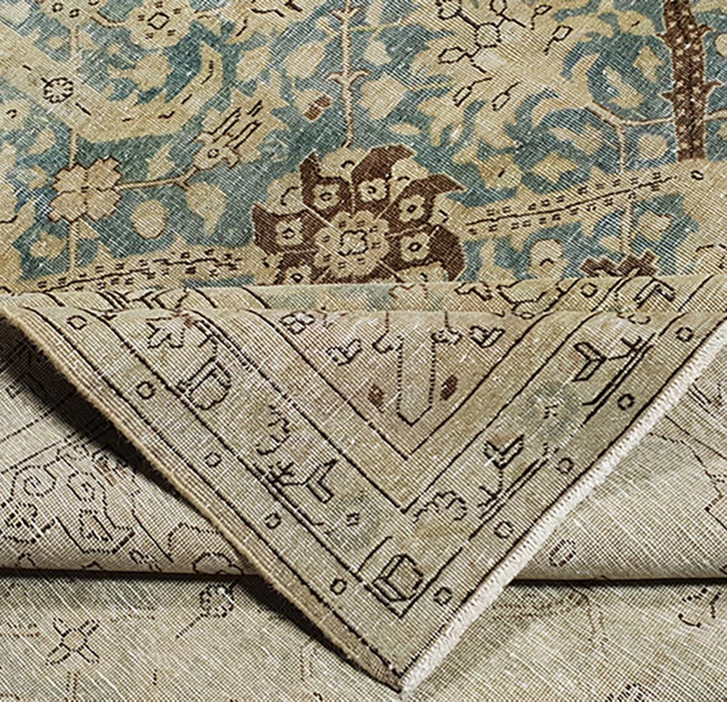 Alfombra persa antigua Tabriz de principios del siglo XX en venta 1