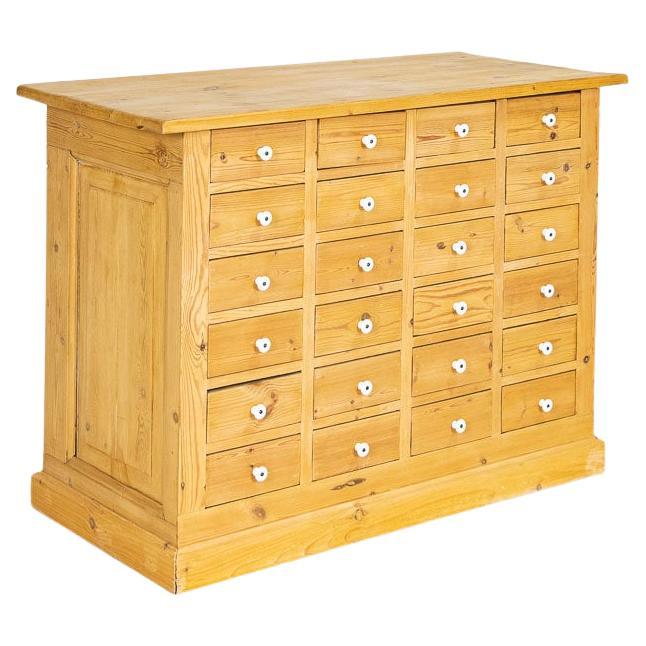 Antiker Apothekerschrank aus Kiefernholz, Anfang des 20. Jahrhunderts, Kitchen Island